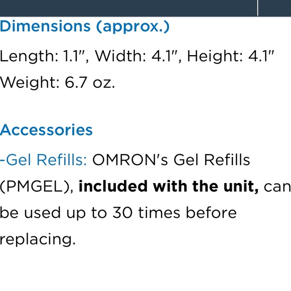 Omron Tens Therapy Pain Relief. Total Power + Heat - Picture 12 of 12